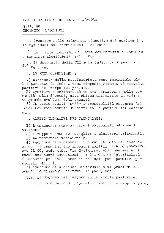 Filename=Incontro_catechisti_1986.pdf
Filesize=25KB
Dimensions=0x0
Date added=Jan 07, 2009 Incontro_catechisti_1986.pdf