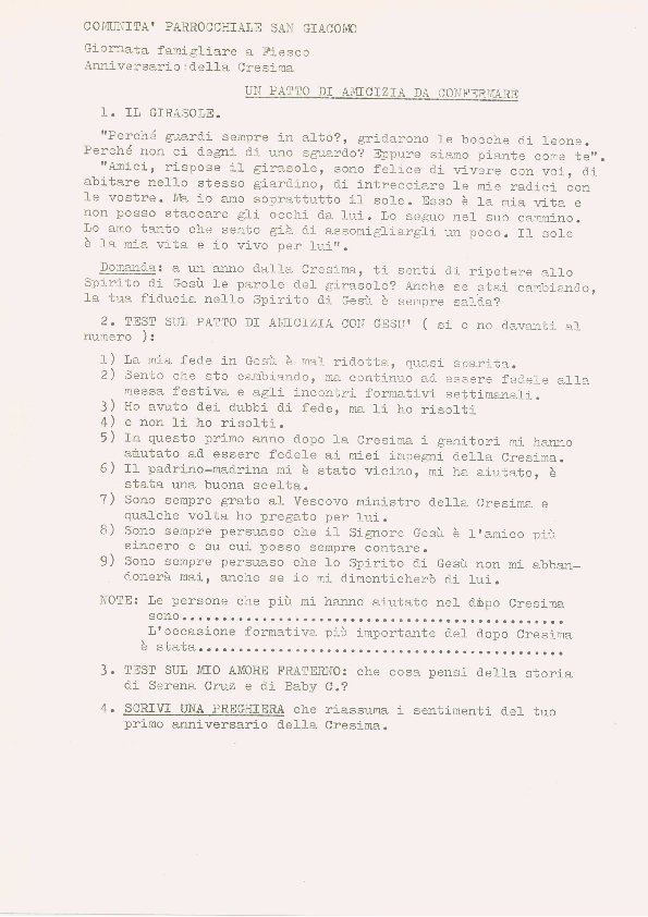 Filename=Fiesco_-_Anniversario_cresima_Un_patto_di_amicizia_da_confermare.pdf
Filesize=400KB
Dimensions=0x0
Date added=Jan 08, 2009 Fiesco_-_Anniversario_cresima_Un_patto_di_amicizia_da_confermare.pdf