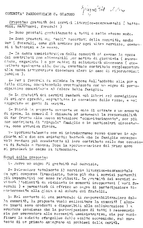 Filename=1974_Giugno_-_Proposta_gratuità_dei_servizi_liturgico-sacramentali.pdf
Filesize=41KB
Dimensions=0x0
Date added=Dec 25, 2008 1974_Giugno_-_Proposta_gratuità_dei_servizi_liturgico-sacramentali.pdf